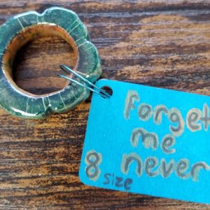 Forget Me Never ring by Alissa Penney