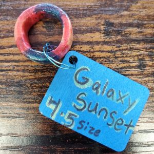 Galaxy Sunset ring by Alissa Penney