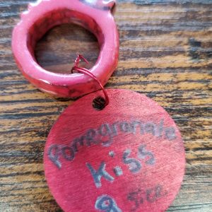 Pomegranate Kiss Ring by Alissa Penney