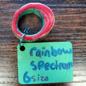 Rainbow Spectrum ring by Alissa Penney