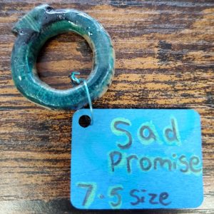 Sad Promise ring by Alissa Penney