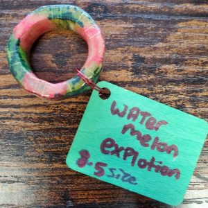 Watermelon Explosion Ring by Alissa Penney