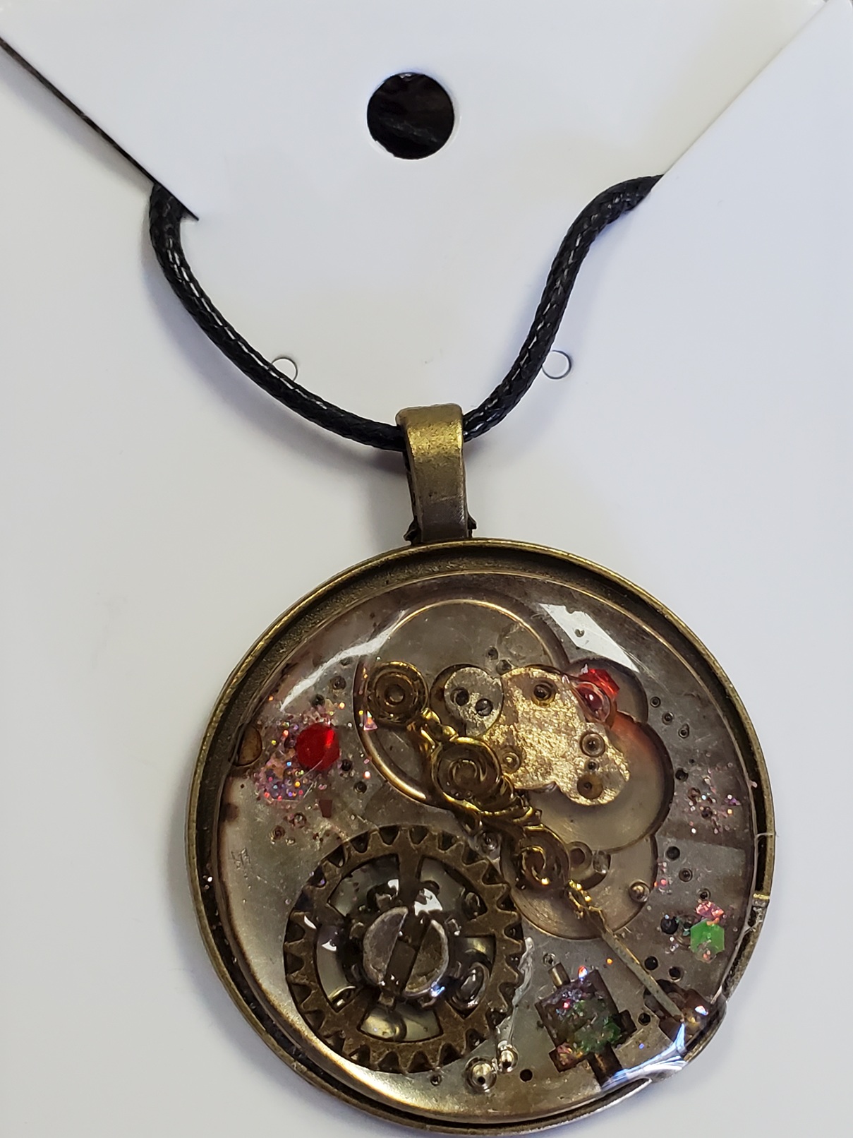 Whispering Stone Pendant - Medium by Theresa Moleski - Image 2