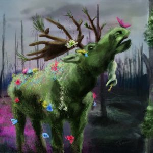 Nature Moose by Travis Clarke