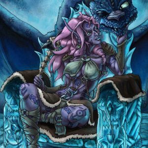 Elven Dragon Queen by Travis Clarke