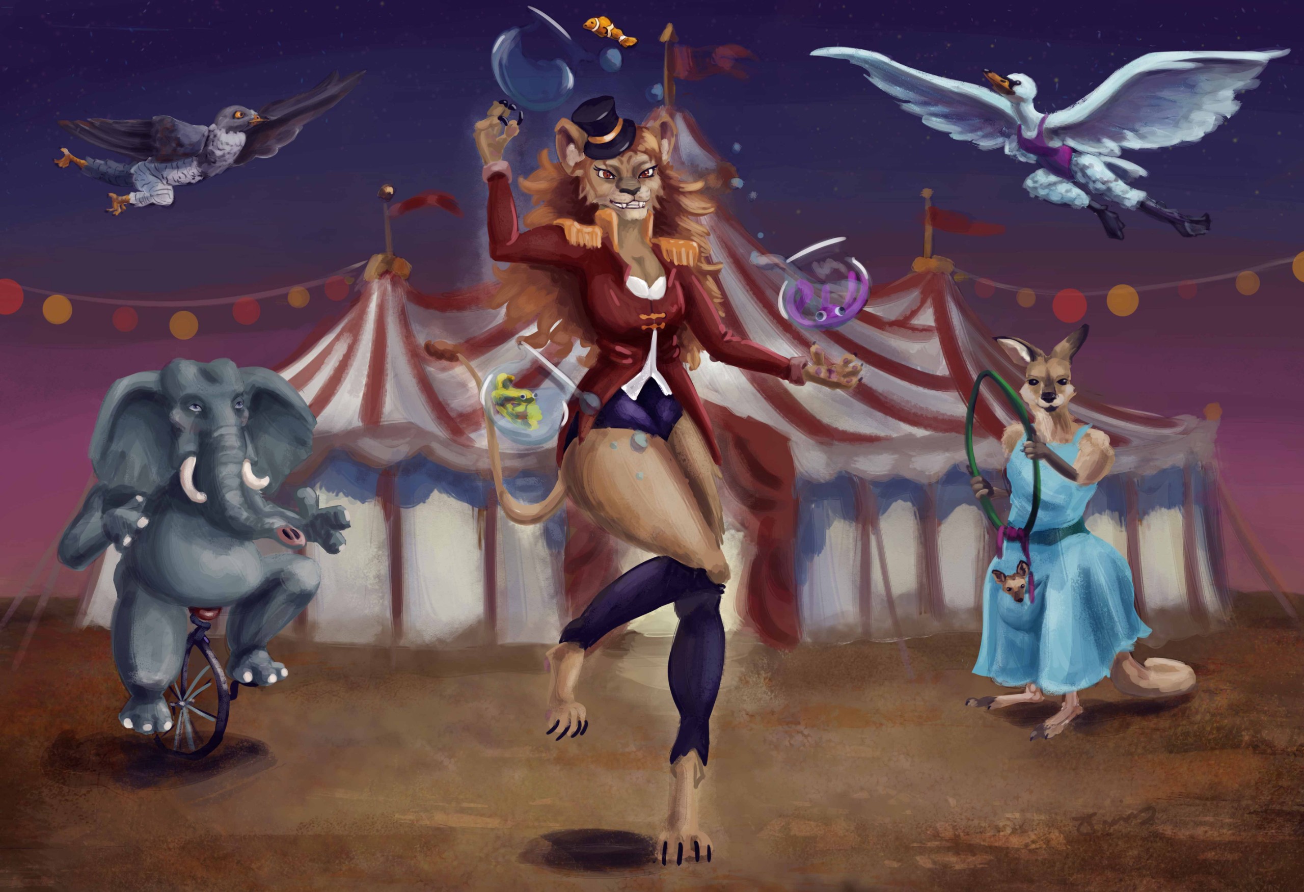 Lioness' Carnival of the Animals by Travis Clarke