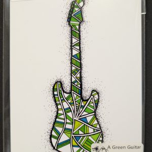 A Green Guitar by Sam Tomlyn