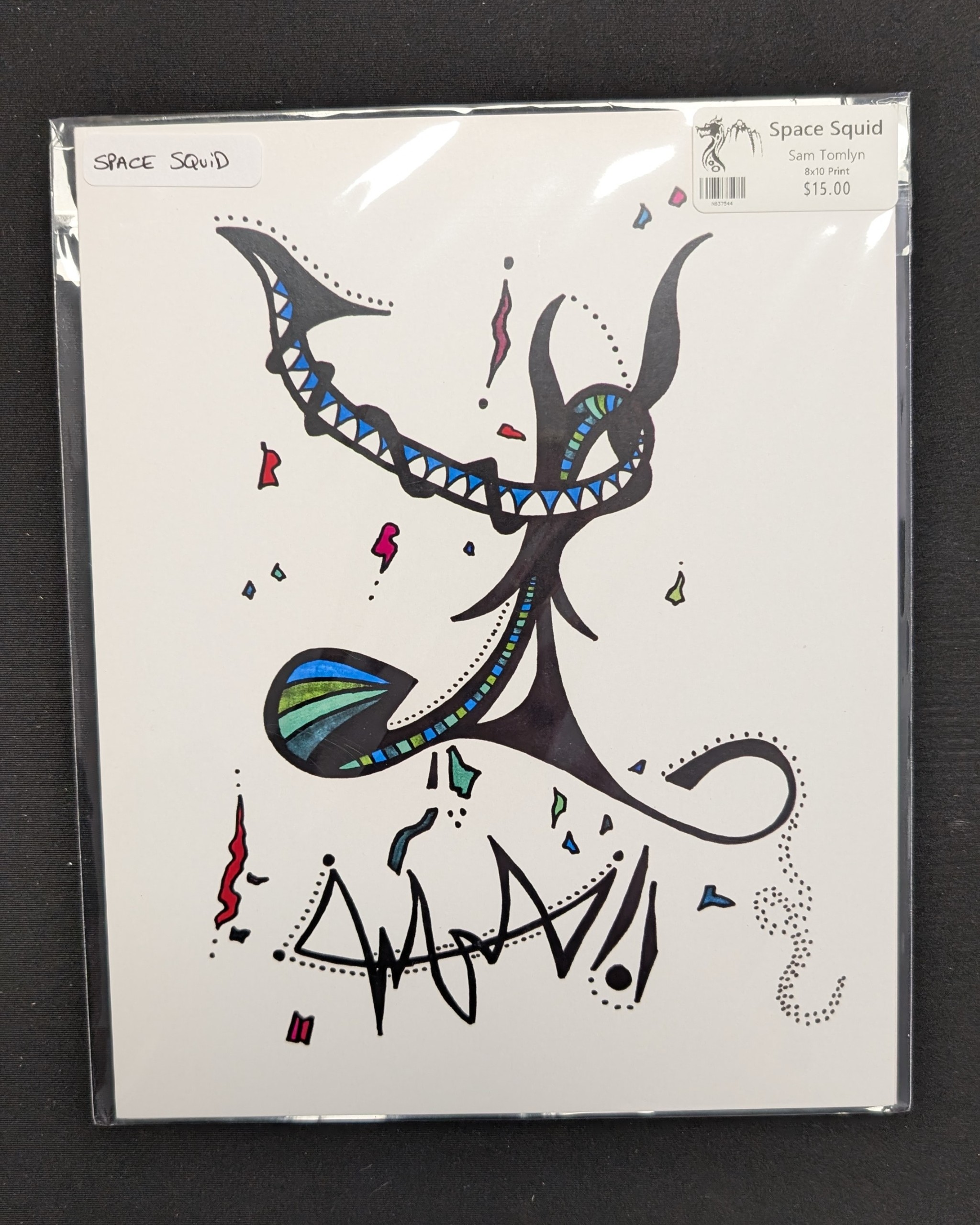 Space Squid by Sam Tomlyn