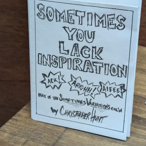 Sometimes You Lack Inspiration by Chilliwackadoodle
