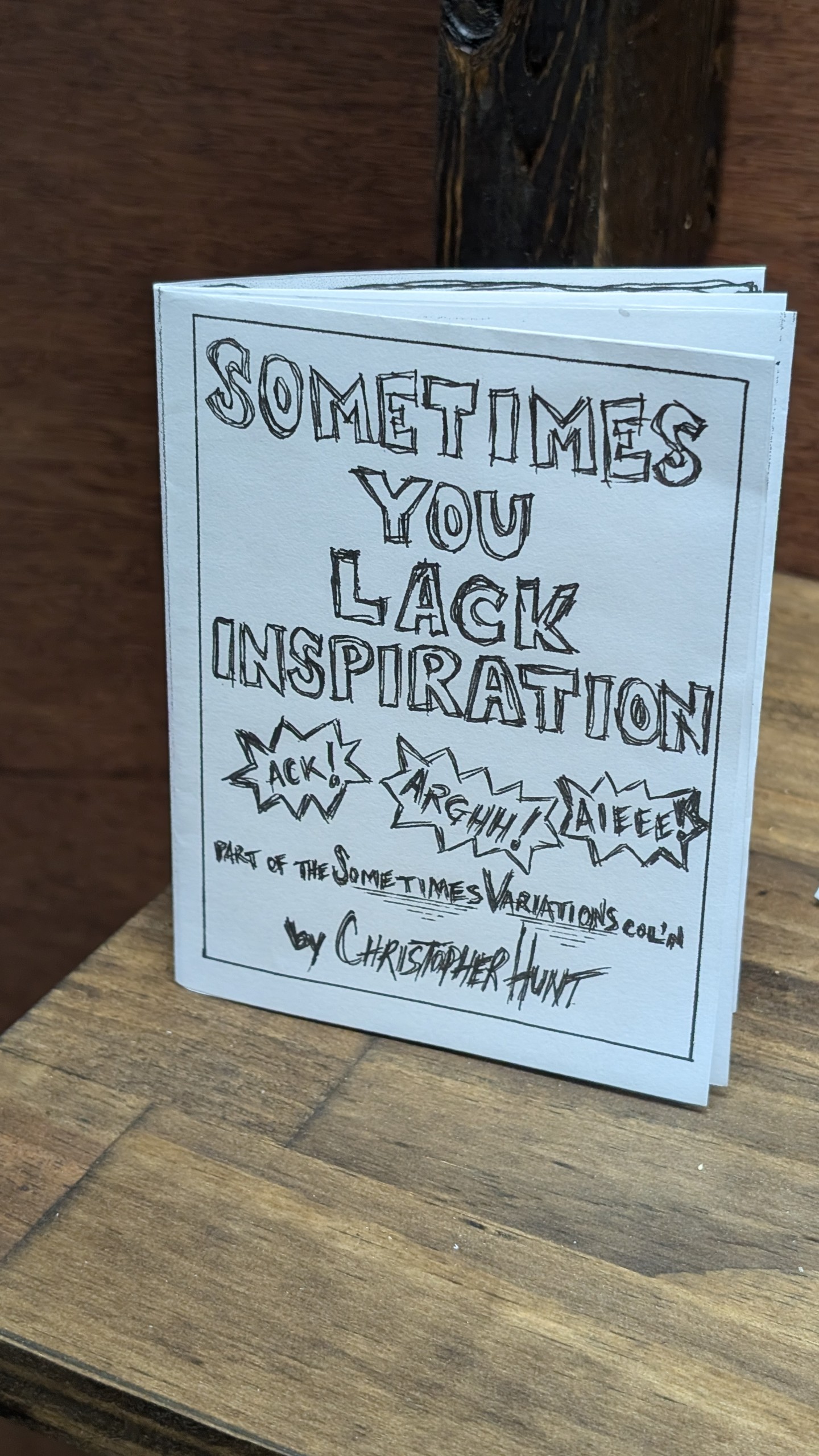 Sometimes You Lack Inspiration by Chilliwackadoodle