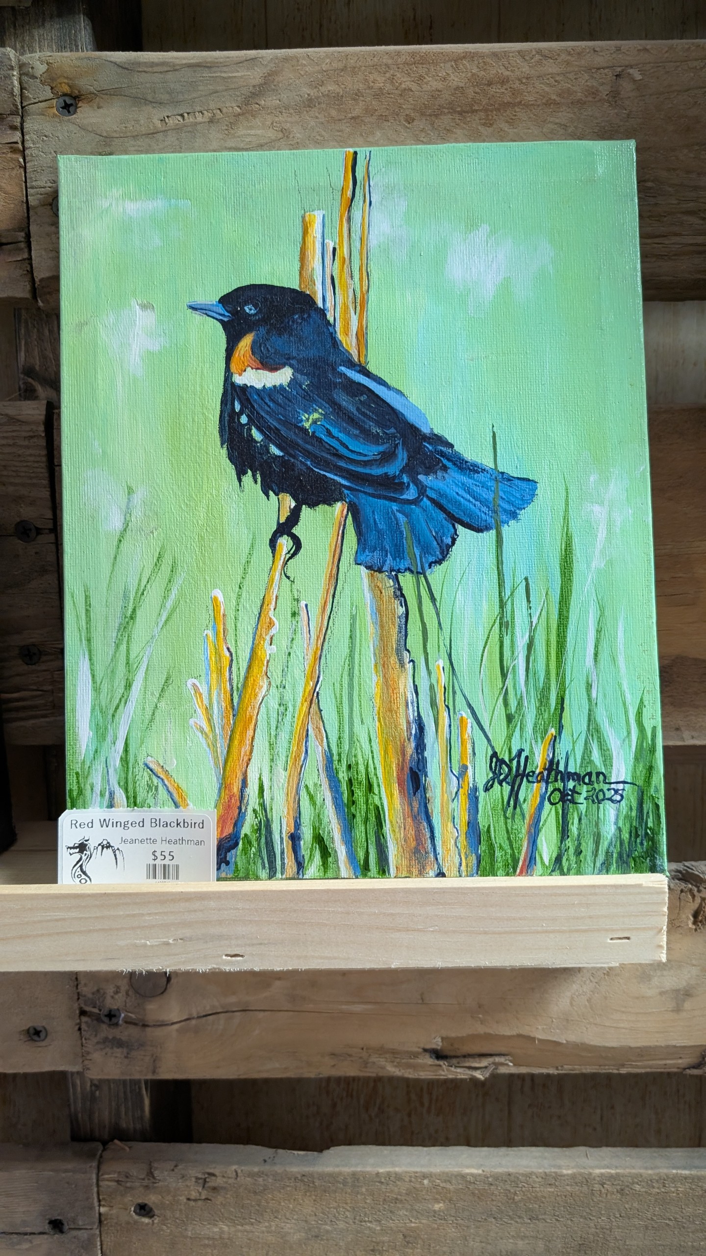 Red Winged Blackbird by Jeanette Heathman