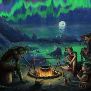 Night on the Cliff by Travis Clarke