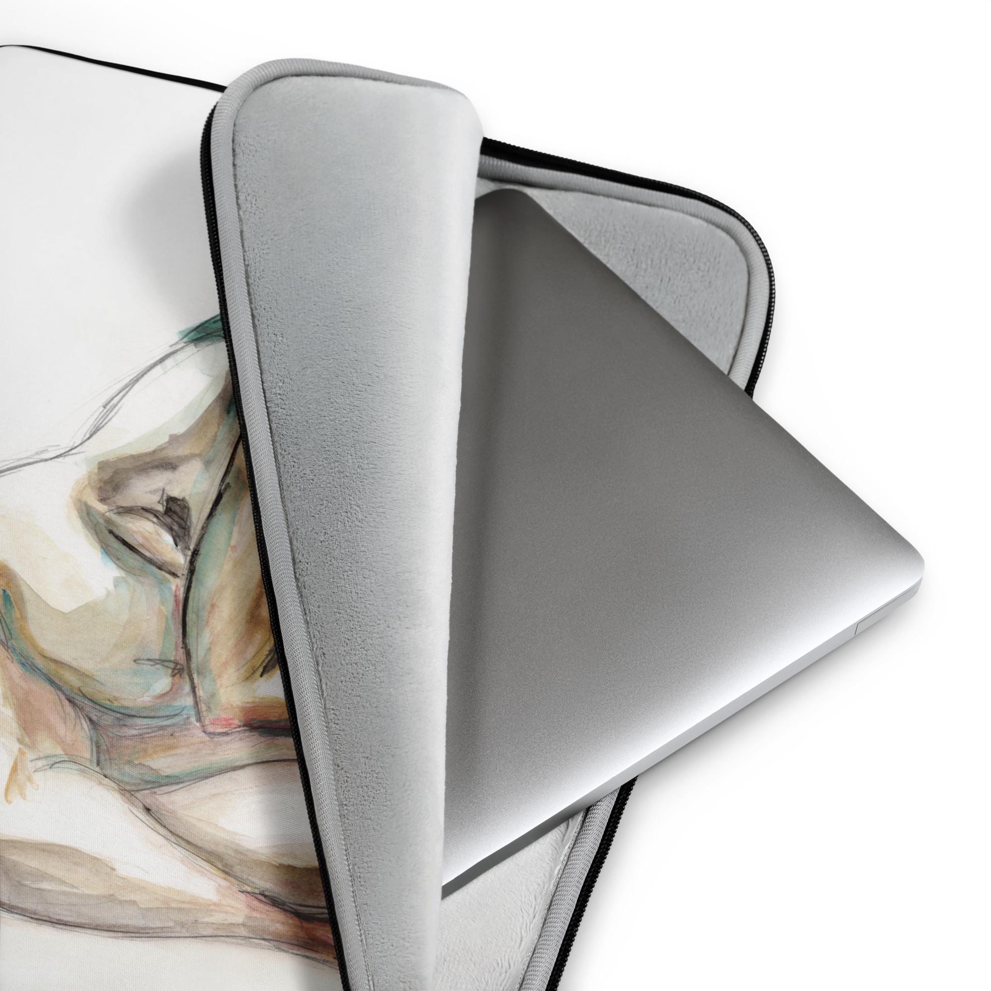 Sunshine Crow Laptop Sleeve by Travis Clarke - Image 3