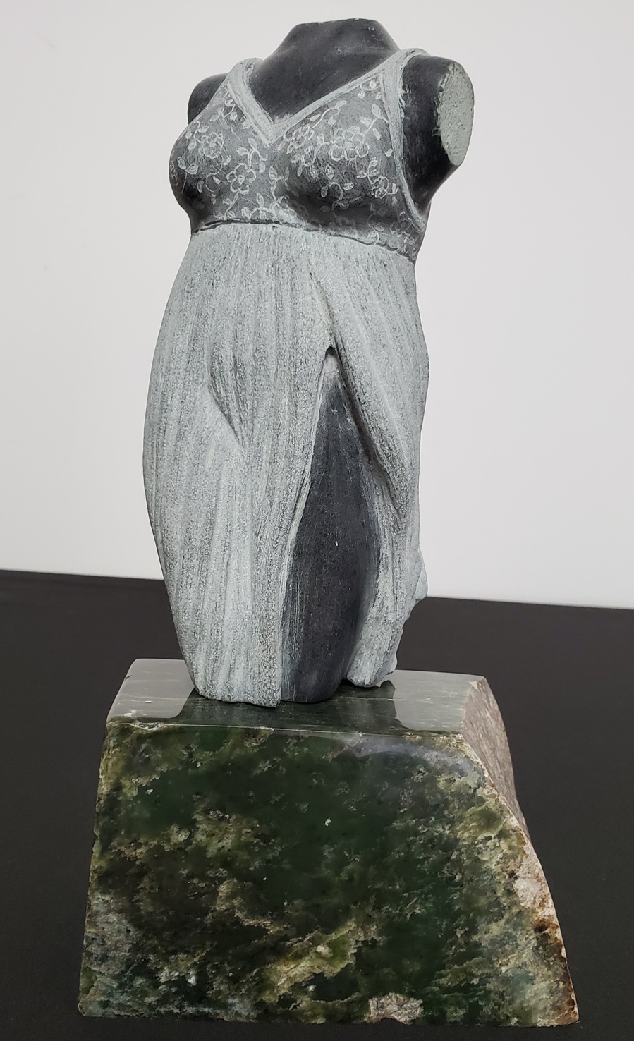 Laced Gown Stone Sculpture by Josh Henrie - Image 2
