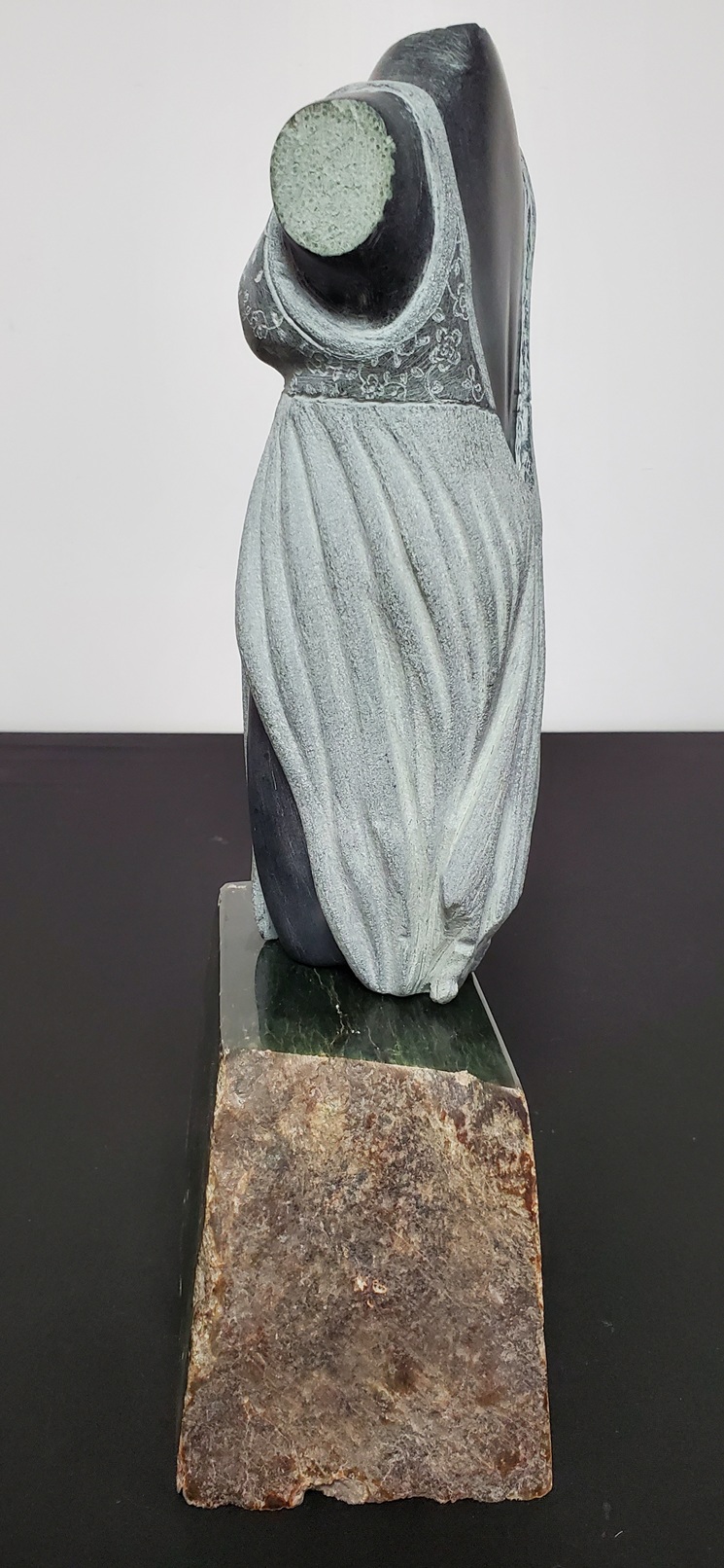 Laced Gown Stone Sculpture by Josh Henrie - Image 4