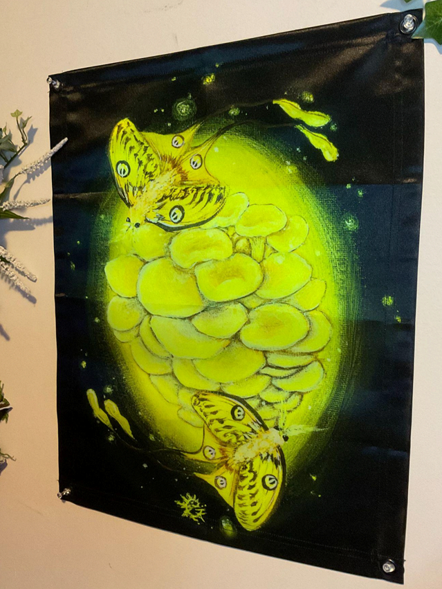 Satin Blacklight Fluorescent Tapestries by Iridescent Fern - Image 7