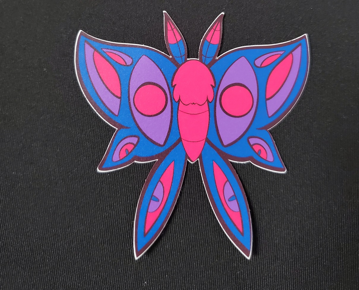 $5 Moth Pride Stickers by Maddy Ward - Image 11