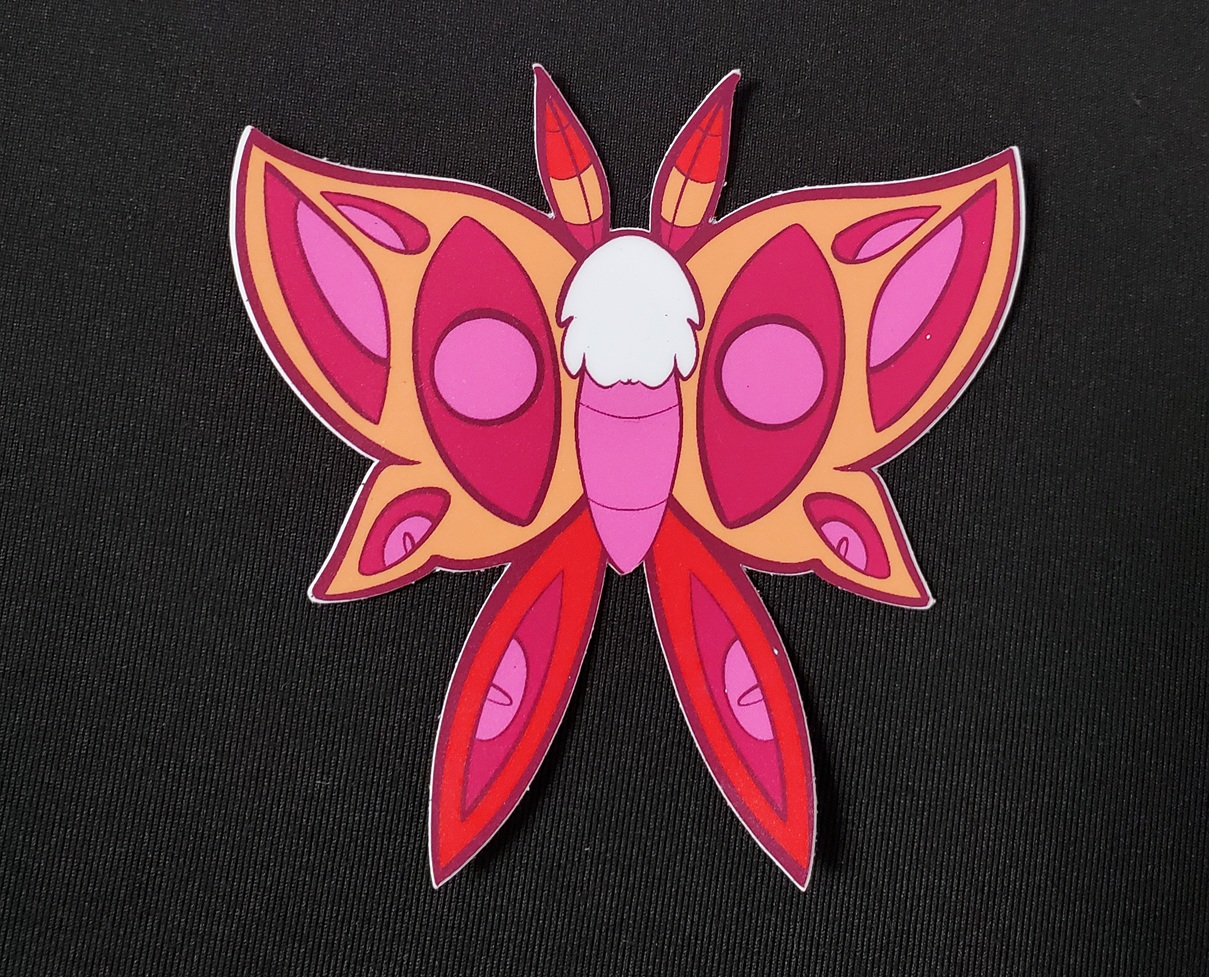 $5 Moth Pride Stickers by Maddy Ward - Image 3