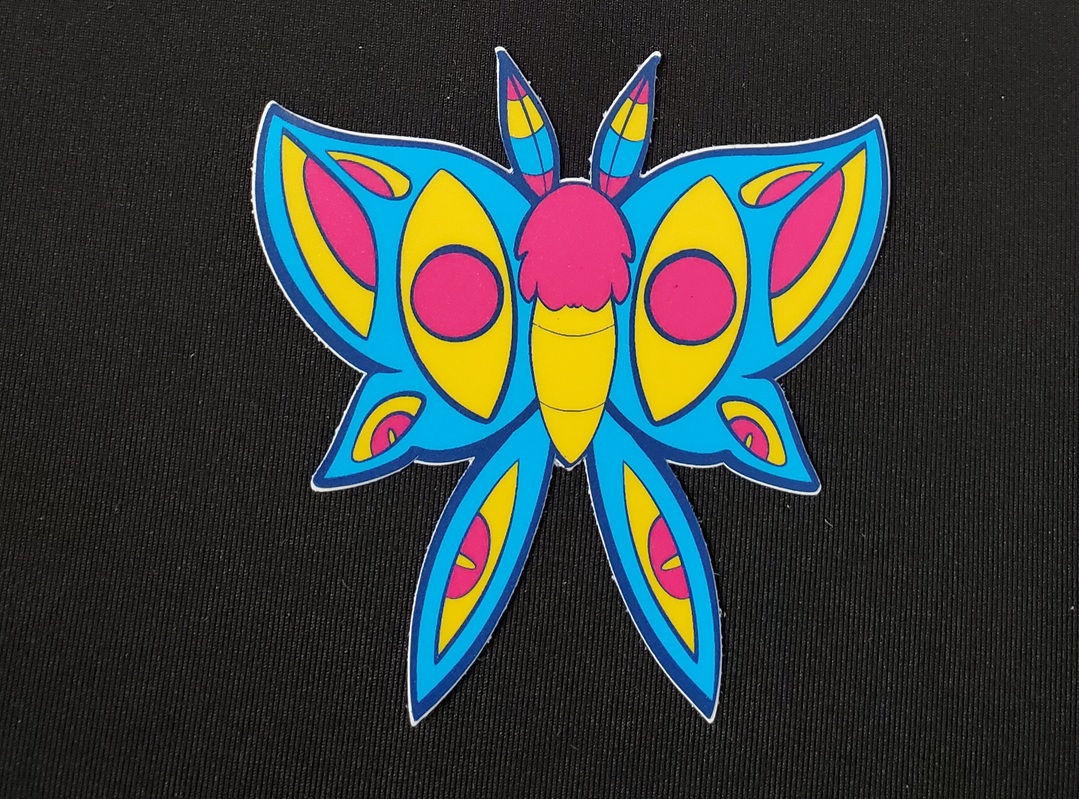 $5 Moth Pride Stickers by Maddy Ward - Image 5