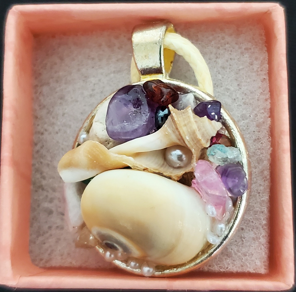 Pendant of Many Seashells by Theresa Moleski - Image 5