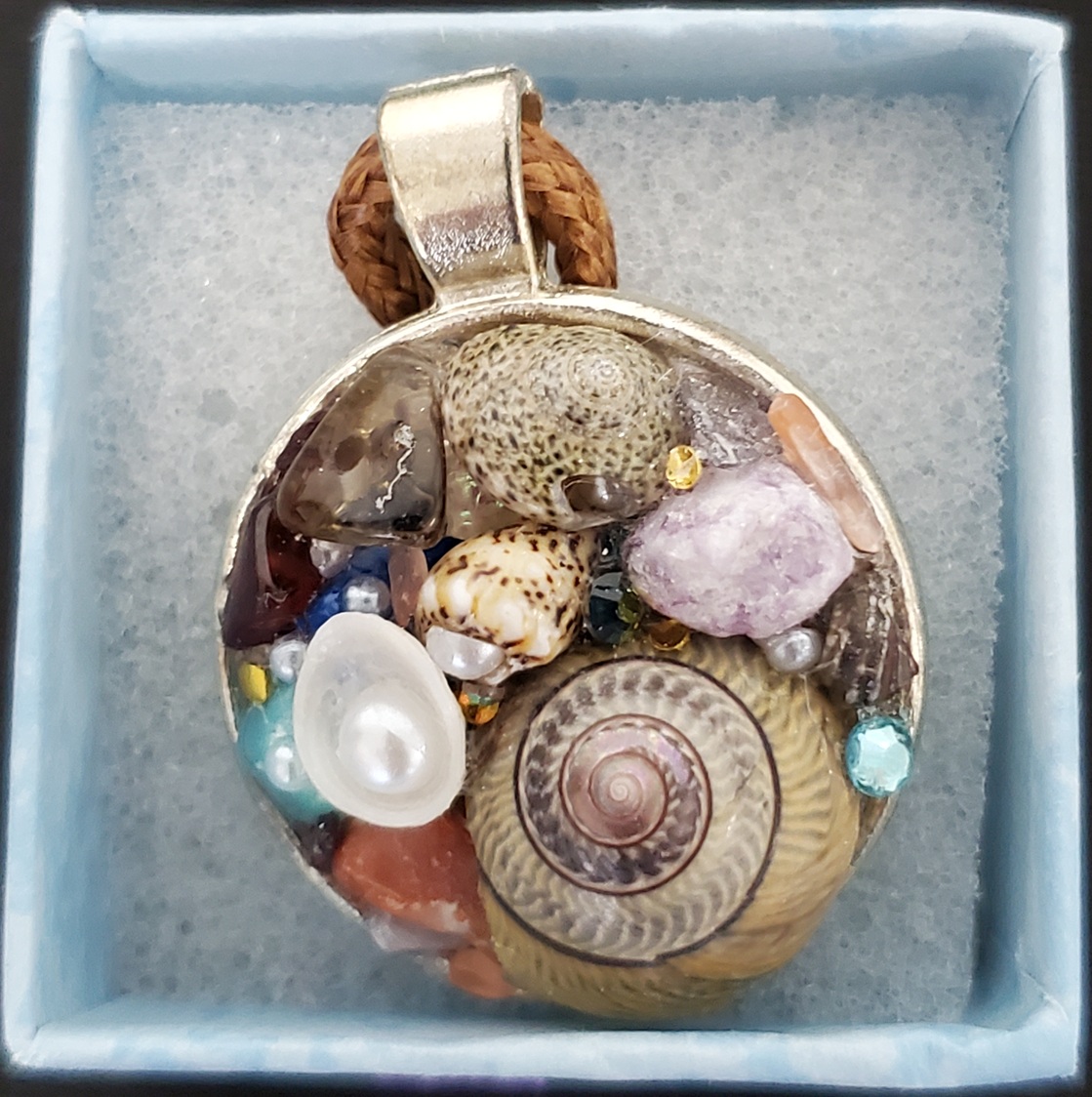 Pendant of Many Seashells by Theresa Moleski - Image 6
