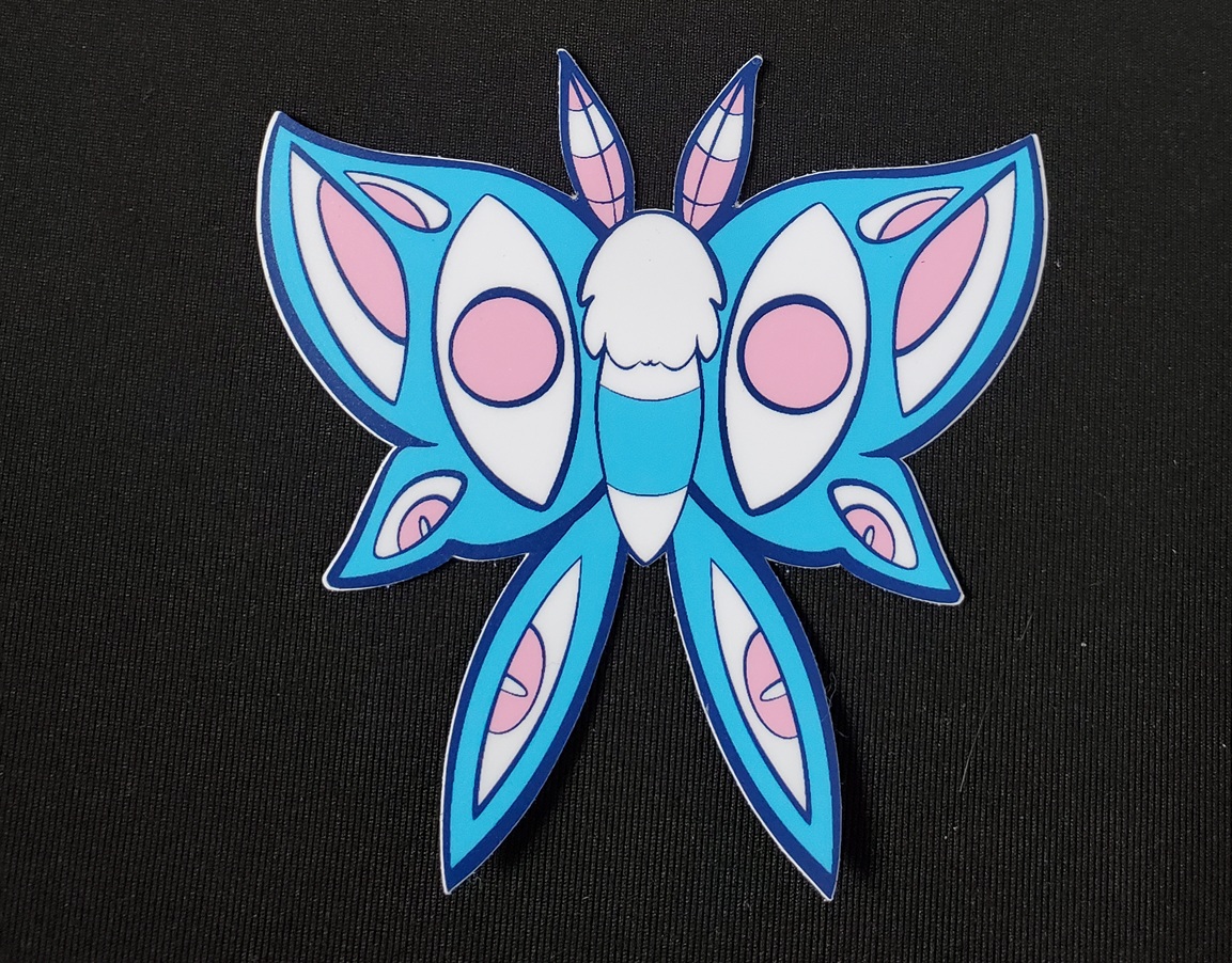 $5 Moth Pride Stickers by Maddy Ward - Image 7