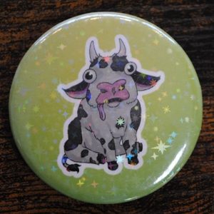 2" Art Button by Travis Clarke
